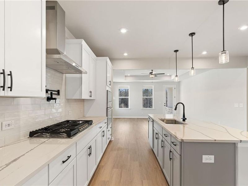 Furnished interior view inside a new home in Kelly Preserve, Loganville (Image 6).