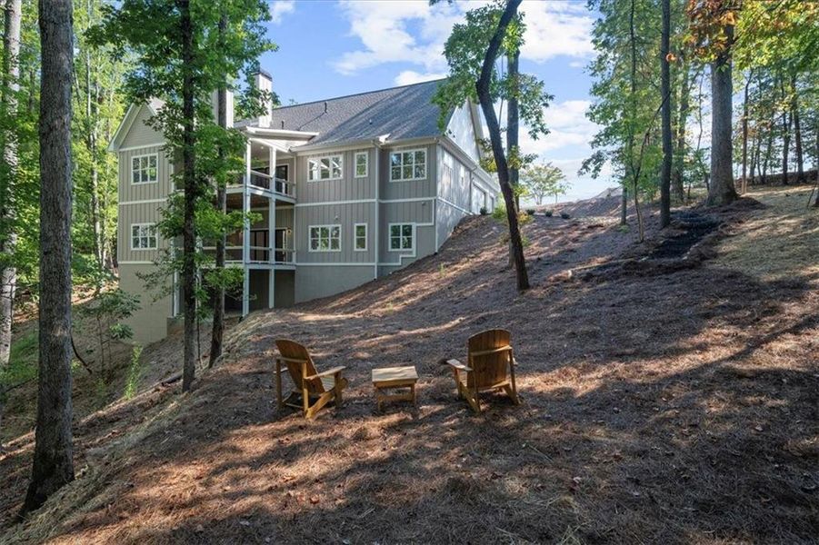 Front exterior of a new home in , Gainesville, GA, highlighting curb appeal (Image 25).