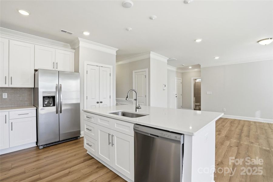 Furnished interior view inside a new home in Grier Meadows, Charlotte (Image 11).