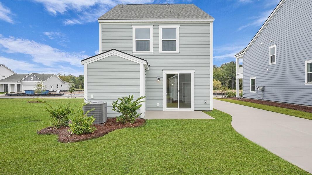 Exterior details and patio area of a home in Sheep Island, Summerville (Image 22).