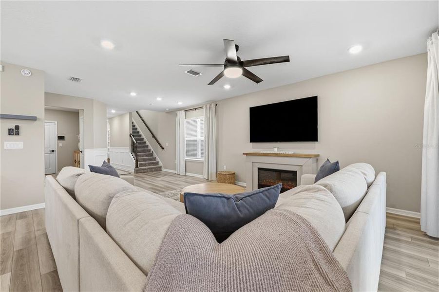 Furnished interior view inside a new home in , Land O' Lakes (Image 18). Furnished interior view inside a new home in , Land O' Lakes (Image 18).