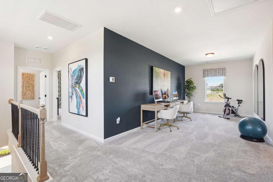 Furnished interior view inside a new home in Trellis Park, Hampton (Image 12). Furnished interior view inside a new home in Trellis Park, Hampton (Image 12).