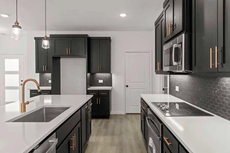 Furnished interior view inside a new home in Sereno Oaks at Buckner Terrace, Dallas (Image 11). Furnished interior view inside a new home in Sereno Oaks at Buckner Terrace, Dallas (Image 11).