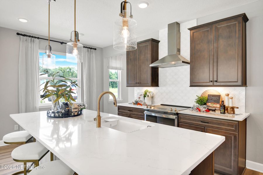 Furnished interior view inside a new home in , Jacksonville (Image 18).