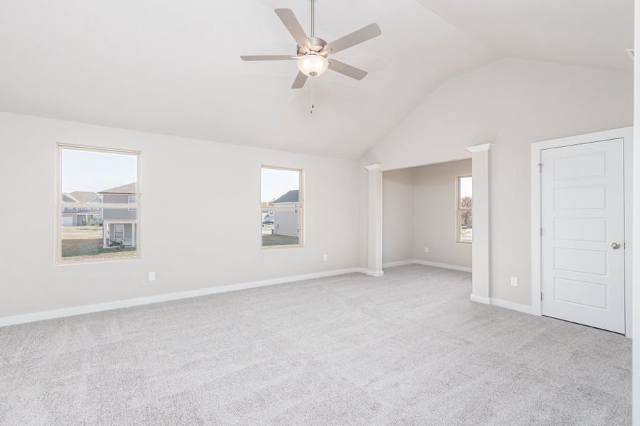 Representative unfurnished interior of a home built from the Hickory by Nason Homes in Brady Estates, Murfreesboro (Image 27).