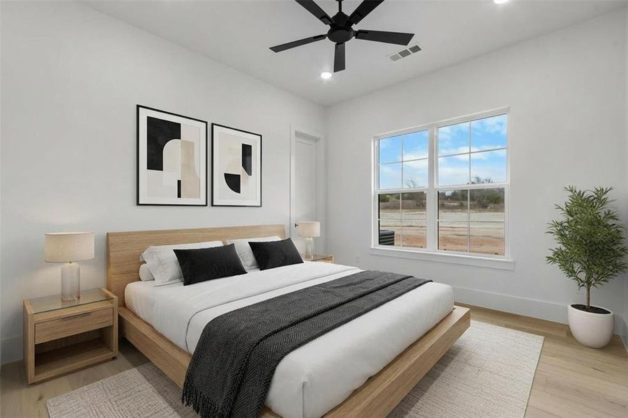 Furnished interior view inside a new home in , Cresson (Image 28).