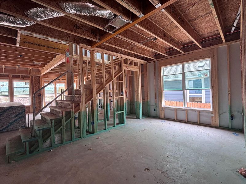In-progress construction of a new home in The Colony 50s, Bastrop, TX (Image 35). In-progress construction of a new home in The Colony 50s, Bastrop, TX (Image 35).