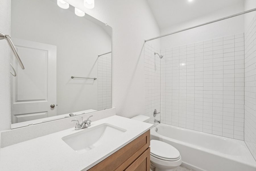 Furnished interior view inside a new home in Crosswinds, Kyle (Image 11). Furnished interior view inside a new home in Crosswinds, Kyle (Image 11).