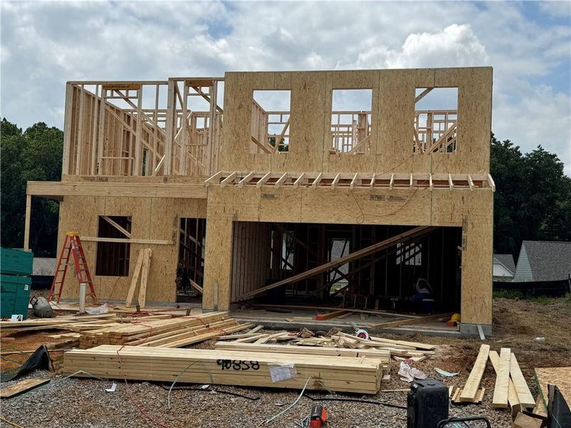 In-progress construction of a new home in The Reserve at Willow Oaks, Canton, GA (Image 23). In-progress construction of a new home in The Reserve at Willow Oaks, Canton, GA (Image 23).