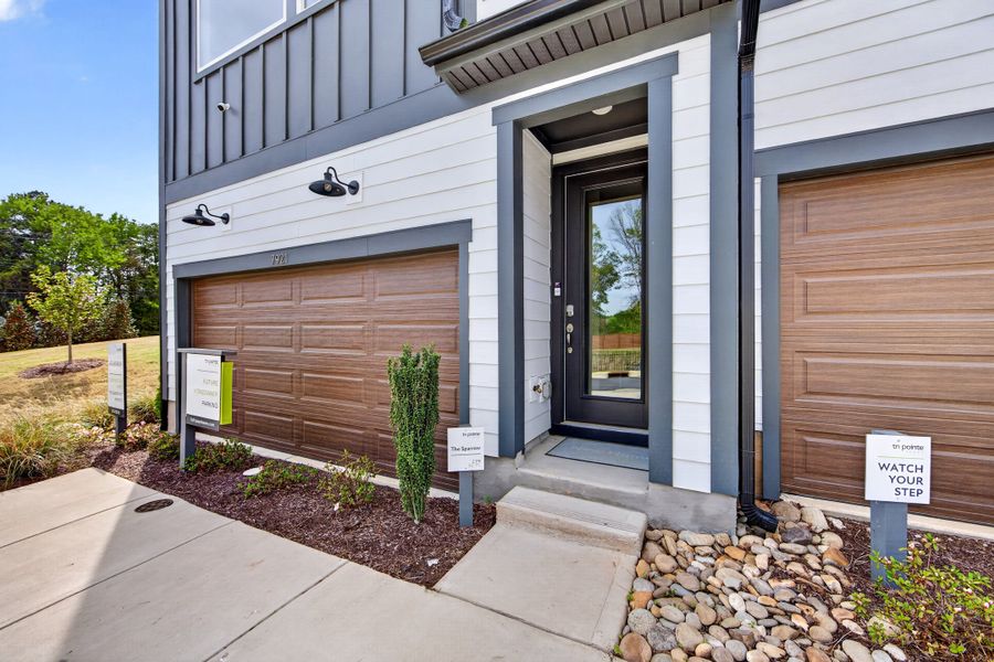 Exterior details and patio area of a home in Archer Row, Charlotte (Image 3). Exterior details and patio area of a home in Archer Row, Charlotte (Image 3).
