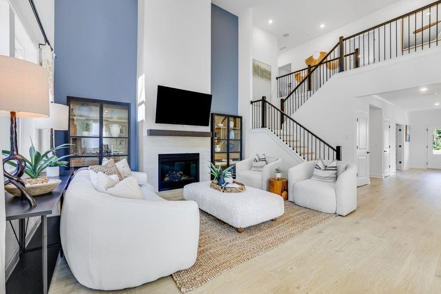 Furnished interior view inside a new home in Reserve at Hickory Walk, Kennesaw (Image 4).