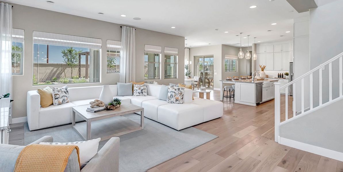 Furnished interior view inside a new home in Palo Verde at North Creek, Queen Creek (Image 6).