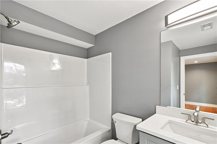 Furnished interior view inside a new home in , Atlanta (Image 16). Furnished interior view inside a new home in , Atlanta (Image 16).