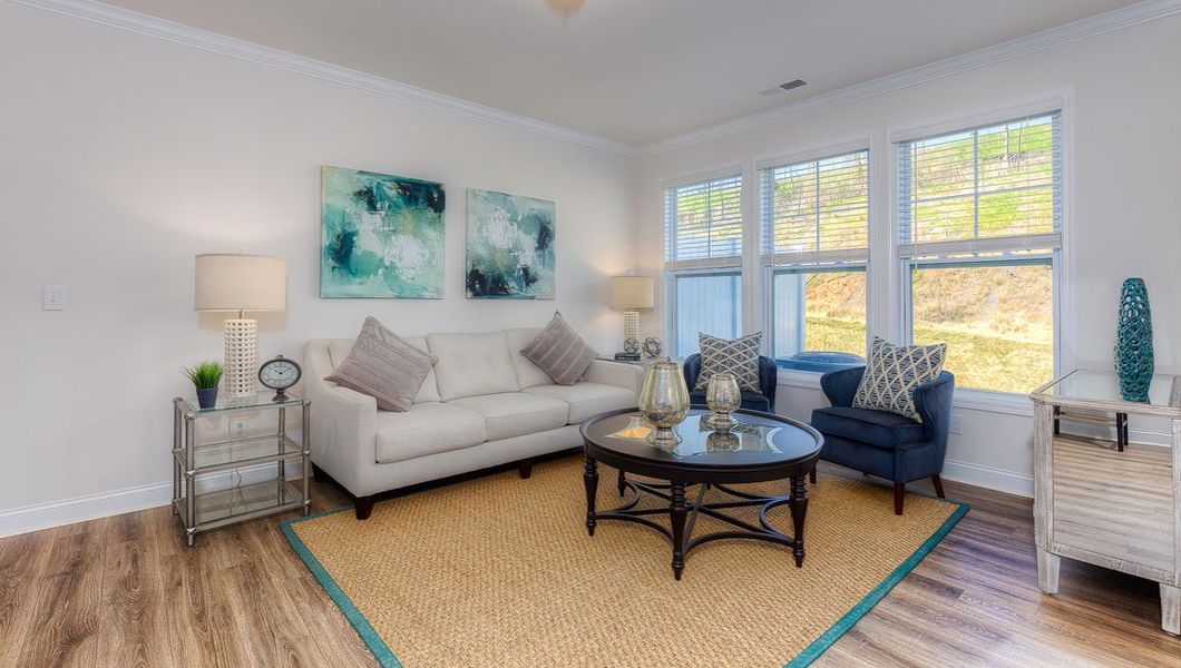 Furnished interior view inside a new home in Skybrook Corners, Huntersville (Image 11). Furnished interior view inside a new home in Skybrook Corners, Huntersville (Image 11).