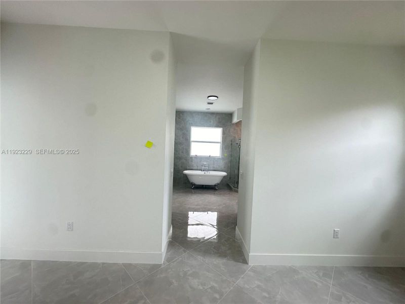 Furnished interior view inside a new home in , Miami (Image 11).