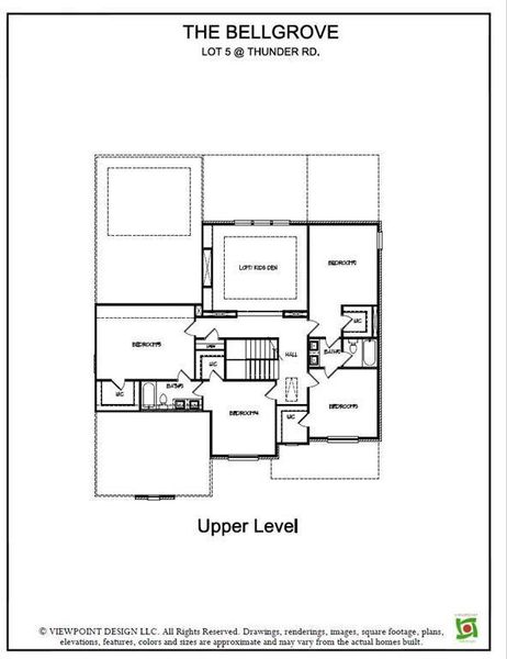 2D floor plan layout of this home in , Buford, GA (Image 8).