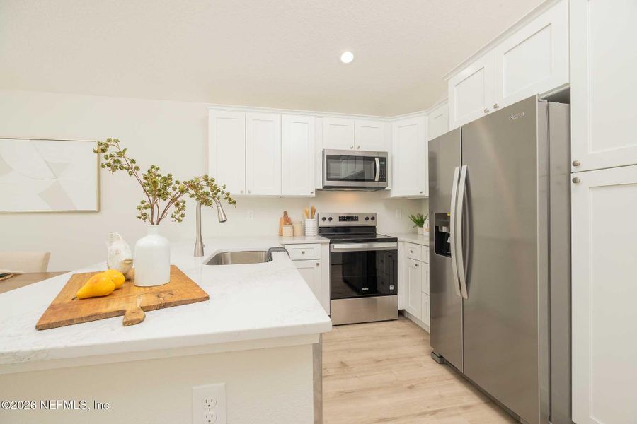 Furnished interior view inside a new home in , St. Augustine (Image 37). Furnished interior view inside a new home in , St. Augustine (Image 37).