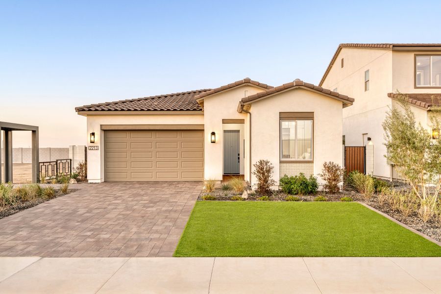 Representative exterior photo of a completed home built from the Artesa Plan 3515 by Tri Pointe Homes in Soleo, San Tan Valley, AZ (Image 16). Representative exterior photo of a completed home built from the Artesa Plan 3515 by Tri Pointe Homes in Soleo, San Tan Valley, AZ (Image 16).