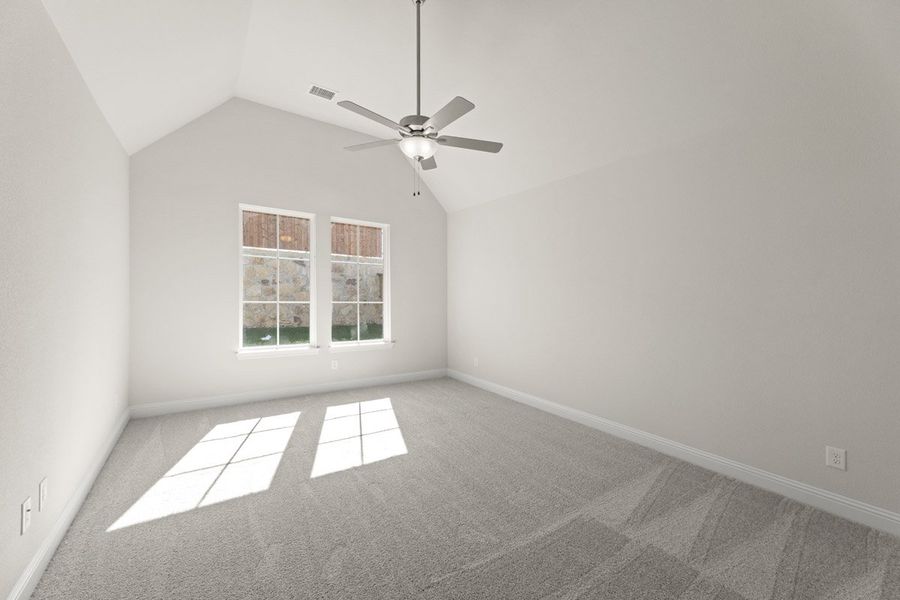 Representative unfurnished interior of a home built from the San Martino II by Pacesetter Homes in Park Hills, Rockwall (Image 29). Representative unfurnished interior of a home built from the San Martino II by Pacesetter Homes in Park Hills, Rockwall (Image 29).