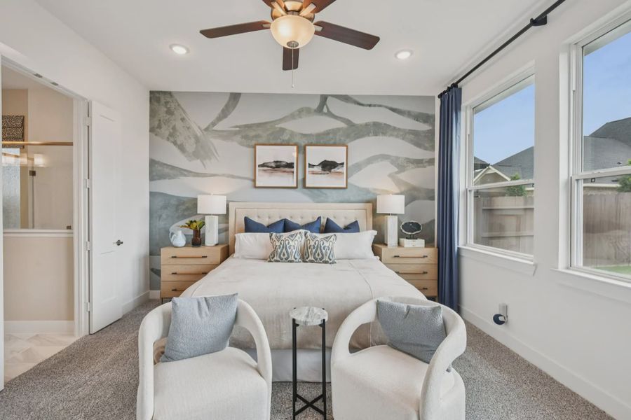 Representative furnished interior of a home built from the Middleton by Chesmar Homes in Wood Leaf Reserve, Tomball (Image 8). Representative furnished interior of a home built from the Middleton by Chesmar Homes in Wood Leaf Reserve, Tomball (Image 8).
