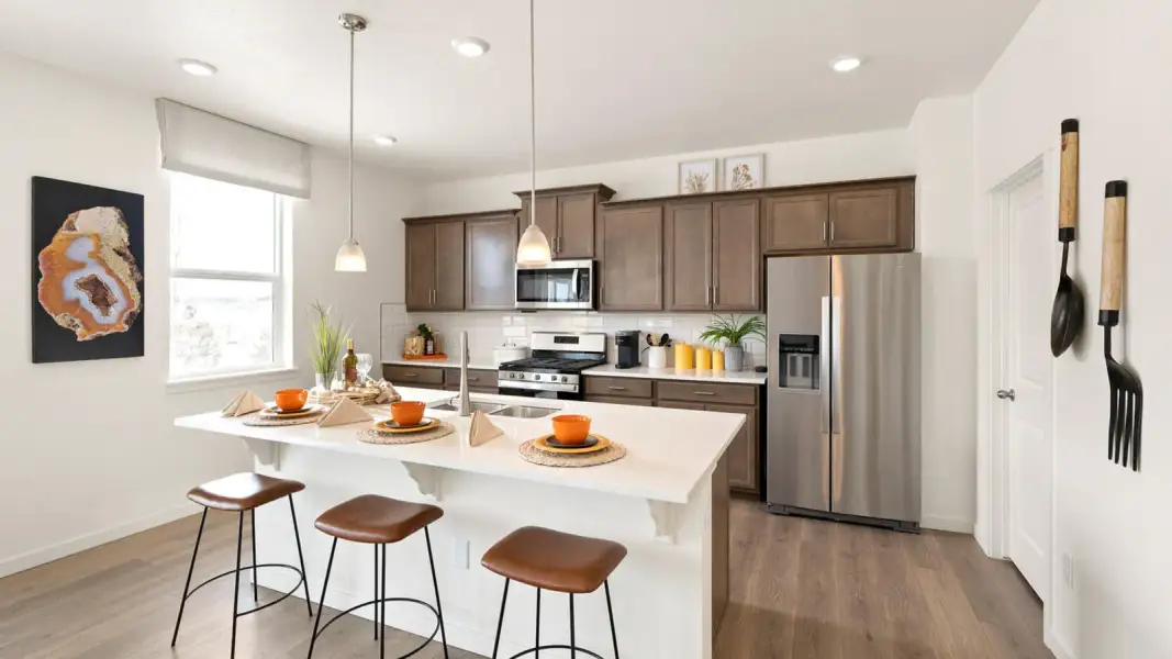 Furnished interior view inside a new home in Jackson Creek, Monument (Image 8).