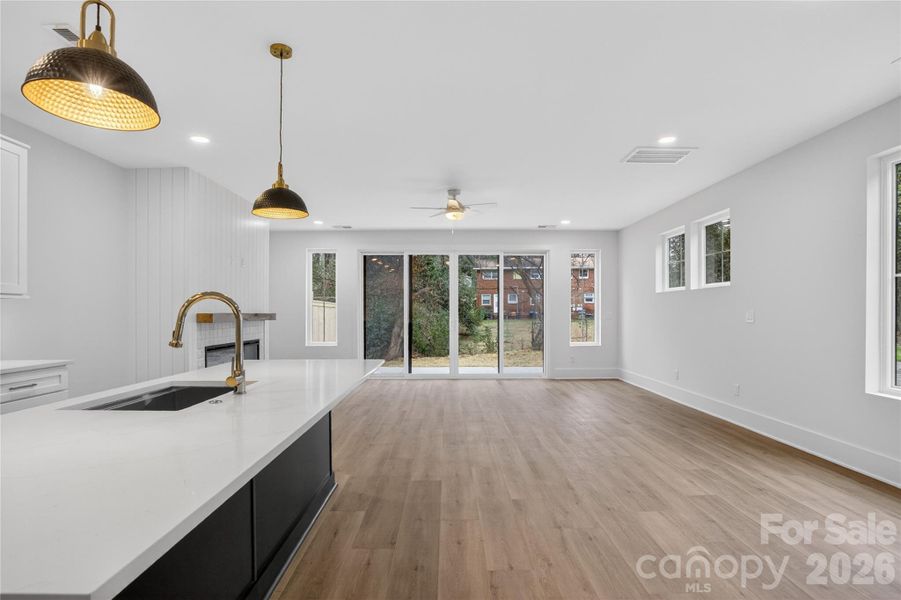 Furnished interior view inside a new home in , Charlotte (Image 30).