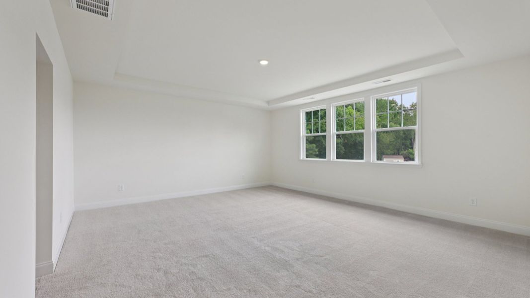 Representative furnished interior of a home built from the Stonehaven by DRB Homes in Campbell Ridge, Angier (Image 35).