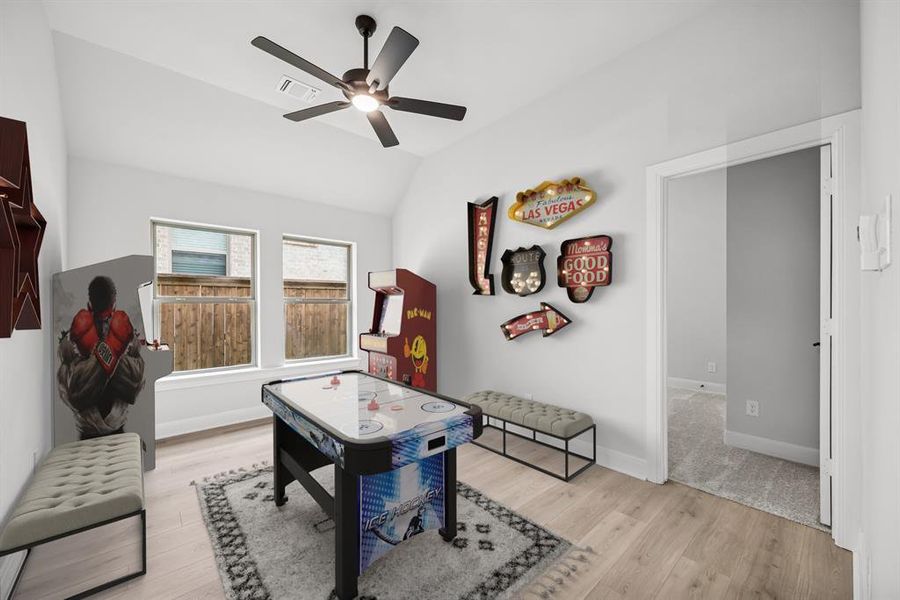 Furnished interior view inside a new home in Monterra - Gardens, Fate (Image 10). Furnished interior view inside a new home in Monterra - Gardens, Fate (Image 10).