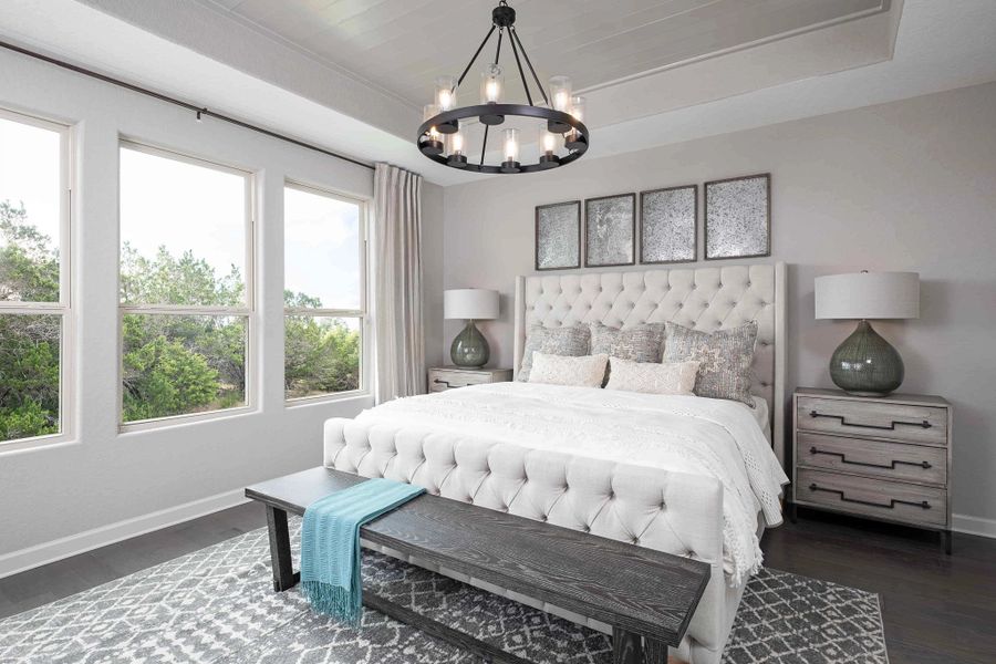 Representative furnished interior of a home built from the Blanco by Ashton Woods in Saddlebrook Ranch, Schertz (Image 10).