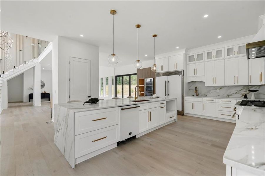 Furnished interior view inside a new home in , Atlanta (Image 42).
