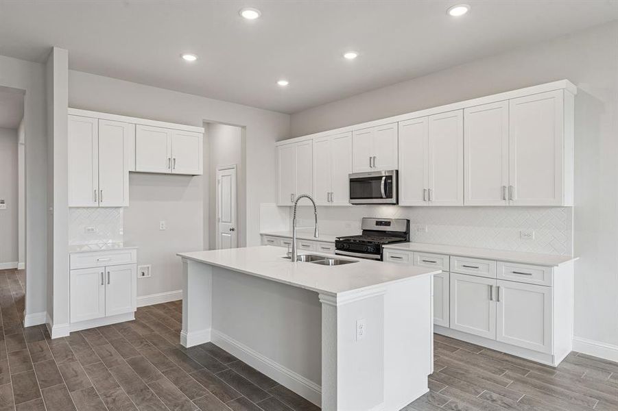 Furnished interior view inside a new home in Venetian, Weston (Image 11).