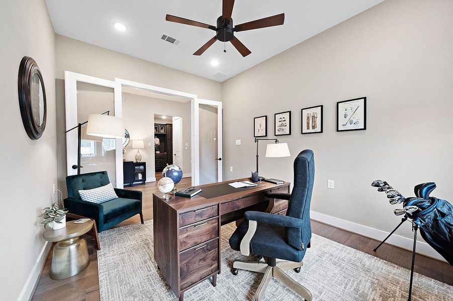 Representative furnished interior of a home built from the Bluebonnet by Caldwell Homes in Chambers Creek, Willis (Image 10). Representative furnished interior of a home built from the Bluebonnet by Caldwell Homes in Chambers Creek, Willis (Image 10).