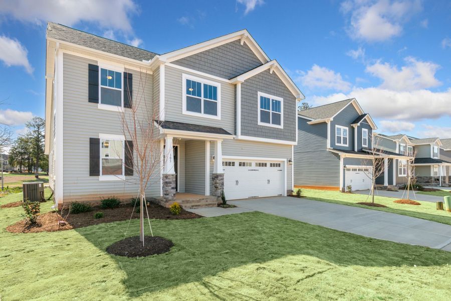 Representative exterior photo of a completed home built from the Teton by Mattamy Homes in Magnolia Park, Garner, NC (Image 18).