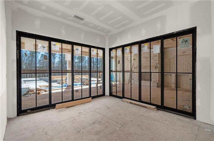 In-progress construction of a new home in , Canton, GA (Image 22).