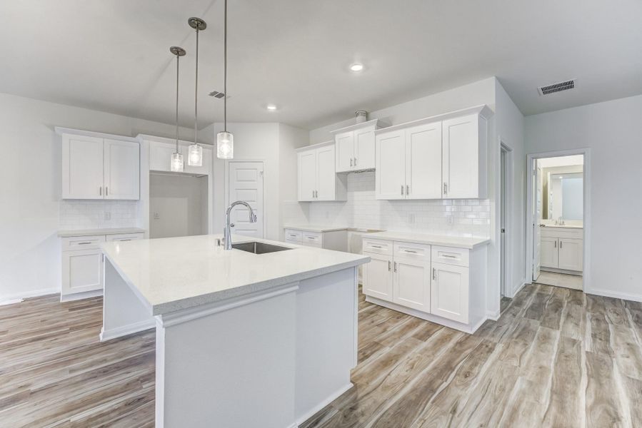 Furnished interior view inside a new home in Townsen Landing, Humble (Image 11). Furnished interior view inside a new home in Townsen Landing, Humble (Image 11).