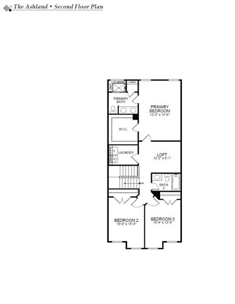 2D floor plan layout of this home in Lake Carolina Townhomes, Columbia, SC (Image 4). 2D floor plan layout of this home in Lake Carolina Townhomes, Columbia, SC (Image 4).