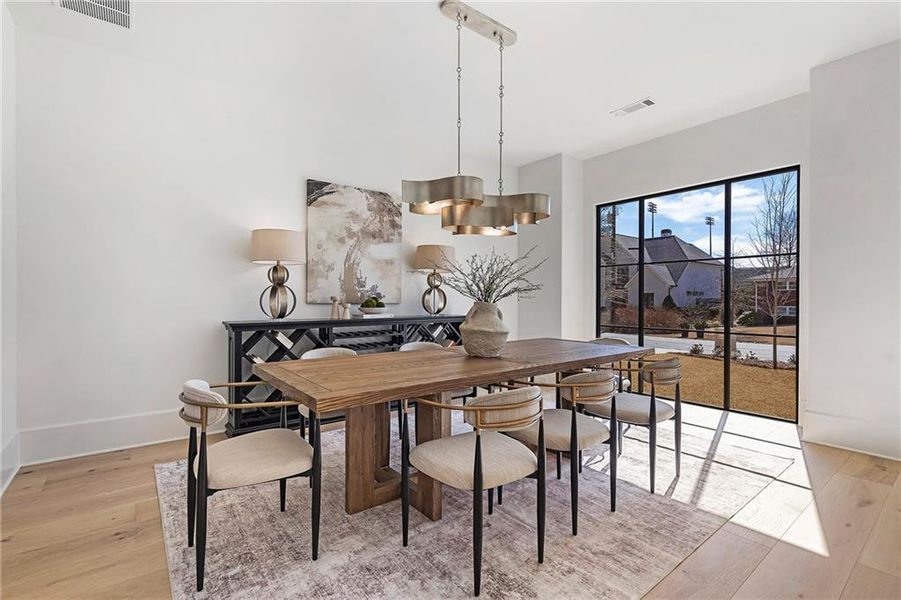 Furnished interior view inside a new home in , Alpharetta (Image 6).