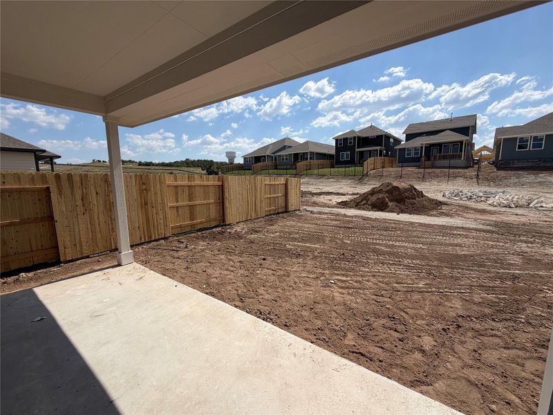 Exterior details and patio area of a home in Cannon Ranch 45s, Dripping Springs (Image 2). Exterior details and patio area of a home in Cannon Ranch 45s, Dripping Springs (Image 2).