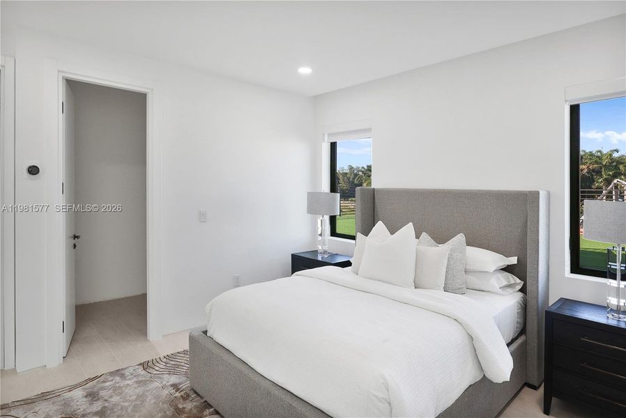 Furnished interior view inside a new home in , Davie (Image 60).