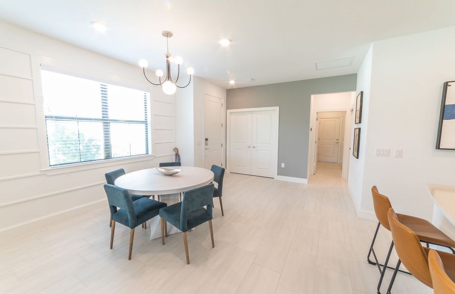 Open layout with natural light