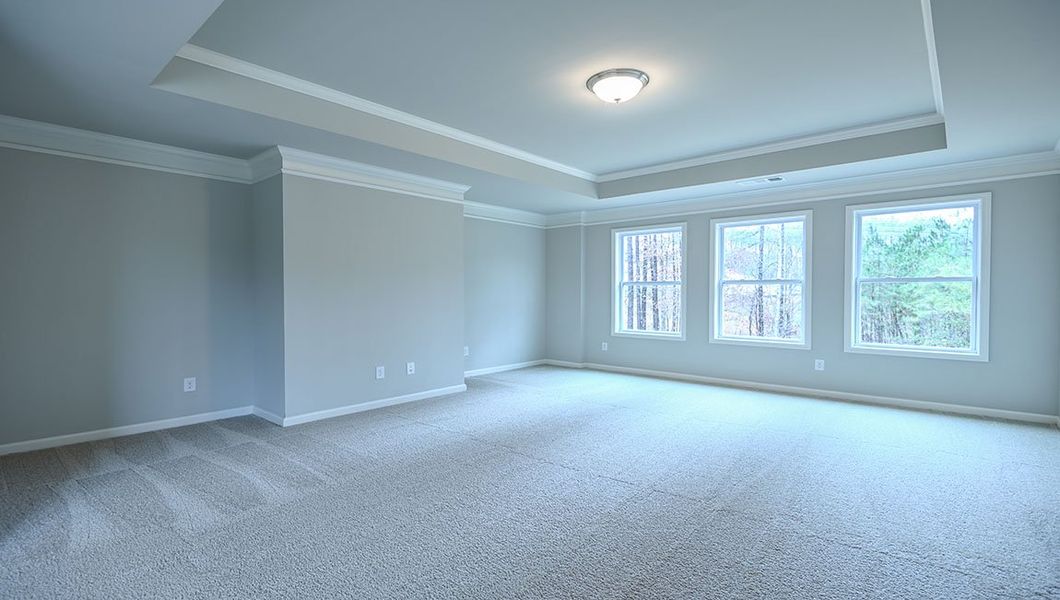 Representative unfurnished interior of a home built from the Sonoma by D.R. Horton in Thalley Creek Estates, Cumming (Image 27).