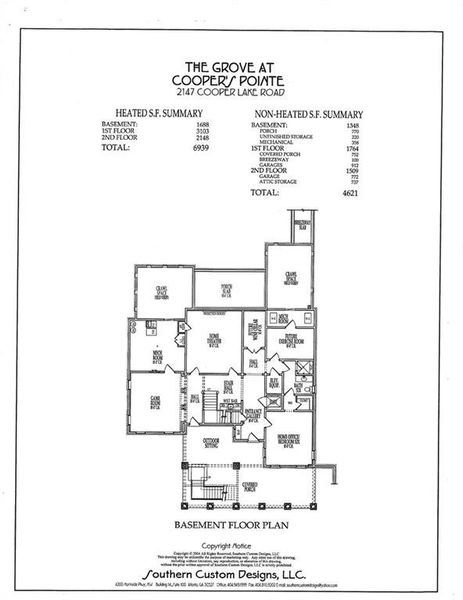 2D floor plan layout of this home in , Smyrna, GA (Image 4).
