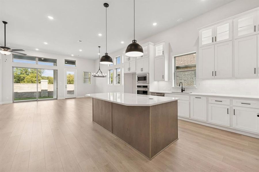 Furnished interior view inside a new home in South Pointe  Cottage Series, Mansfield (Image 9).