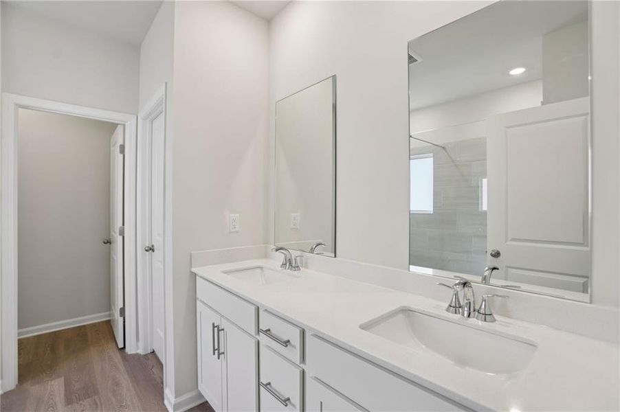 Furnished interior view inside a new home in Westmont Preserve, Powder Springs (Image 20).