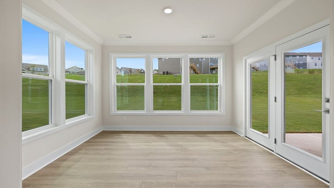 Representative unfurnished interior of a home built from the Hampshire by D.R. Horton in Harrison Valley, Simpsonville (Image 23).