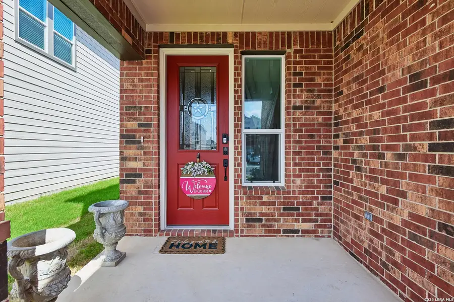 Exterior details and patio area of a home in , San Antonio (Image 28).
