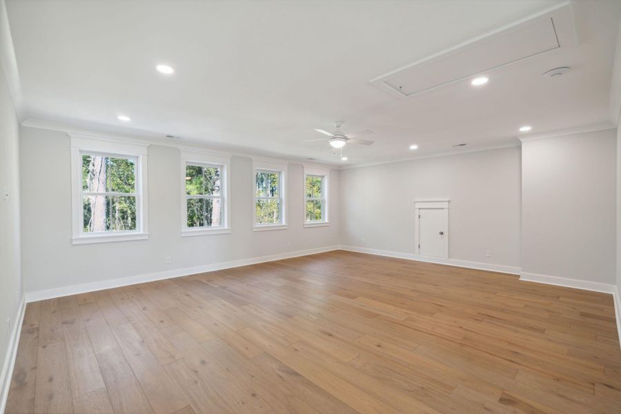 Spacious, unfurnished interior of a new home in Rivercroft, Awendaw (Image 14). Spacious, unfurnished interior of a new home in Rivercroft, Awendaw (Image 14).