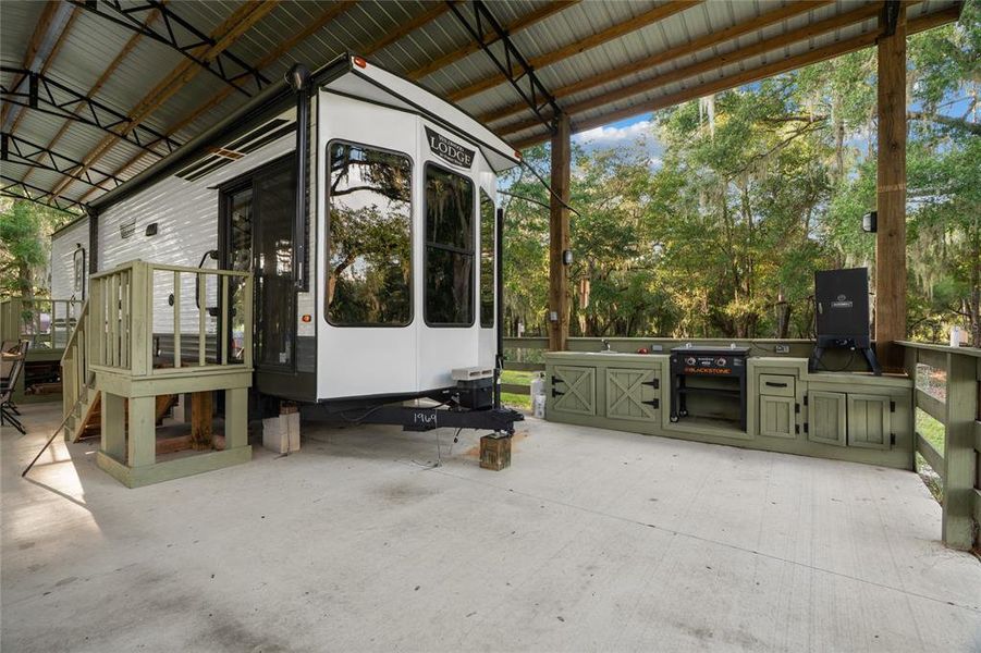 Furnished interior view inside a new home in , Dunnellon (Image 5).