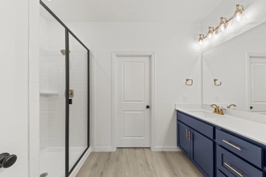 Primary Bathroom Representative Photo featuring the Sapphire Collection Primary Bathroom Representative Photo featuring the Sapphire Collection