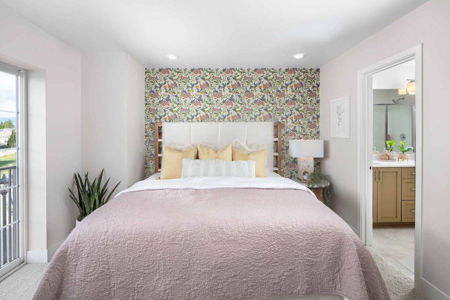 Representative furnished interior of a home built from the Hawthorne by Risewell Homes in Elevon, Lavon (Image 7).